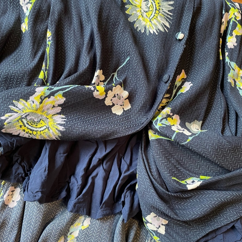Free People Lost In You Floral Midi Dress - Picture 10 of 13
